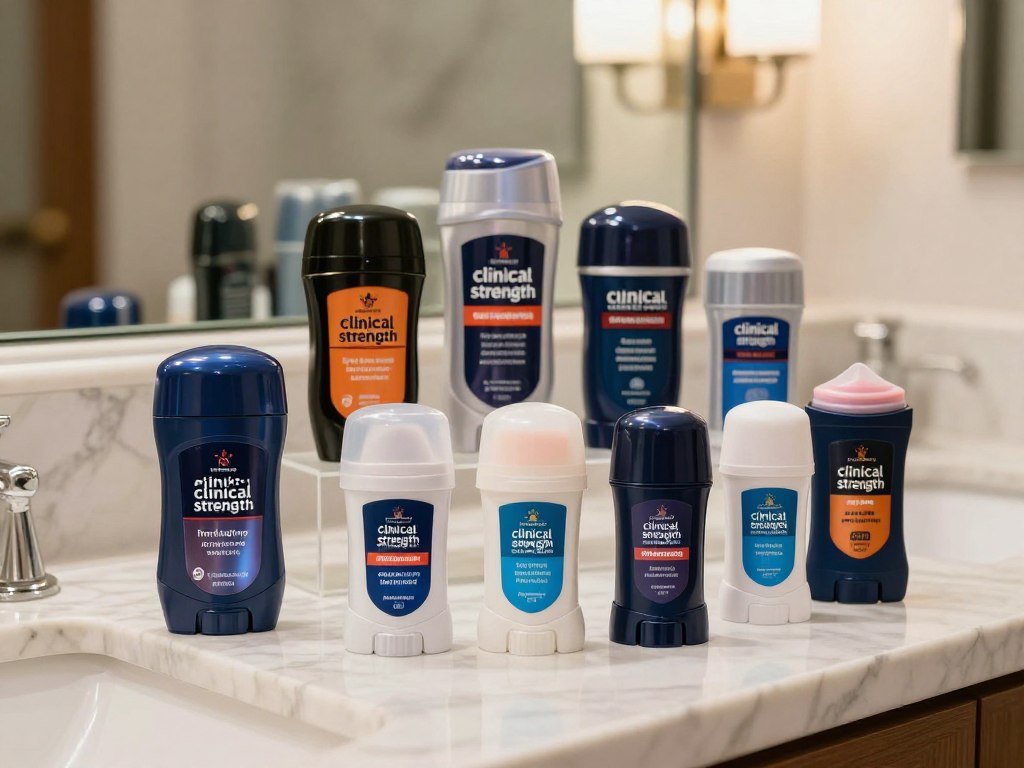 Clinical-strength antiperspirant options for heavy underarm sweating