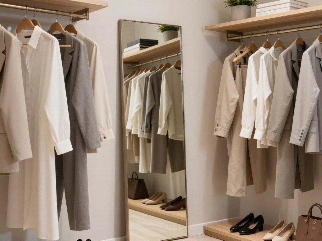 Closet audit of capsule wardrobe pieces worn each week