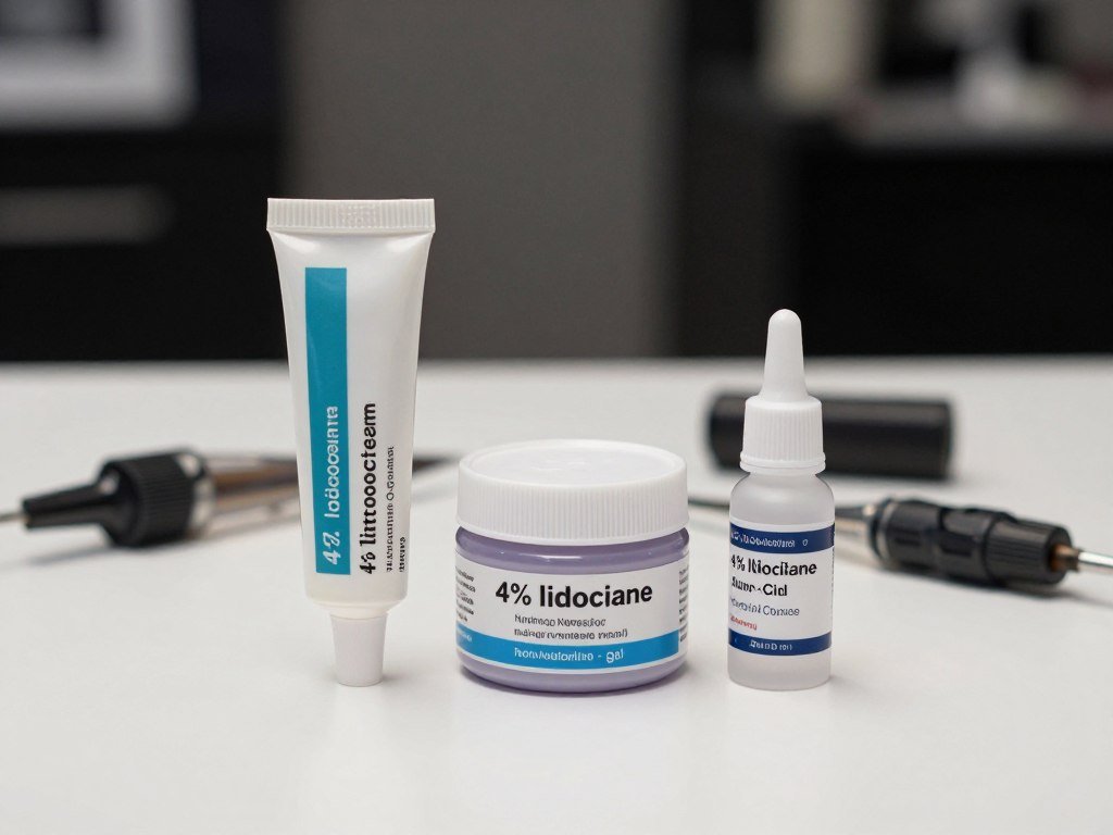 Comparing 4% lidocaine tattoo cream with a gel and general anesthetics Comparing 4% lidocaine tattoo cream with a gel and general anesthetics