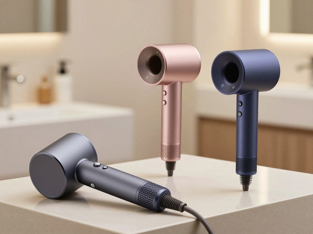 Comparing hair dryer wattage, grip, and cord length