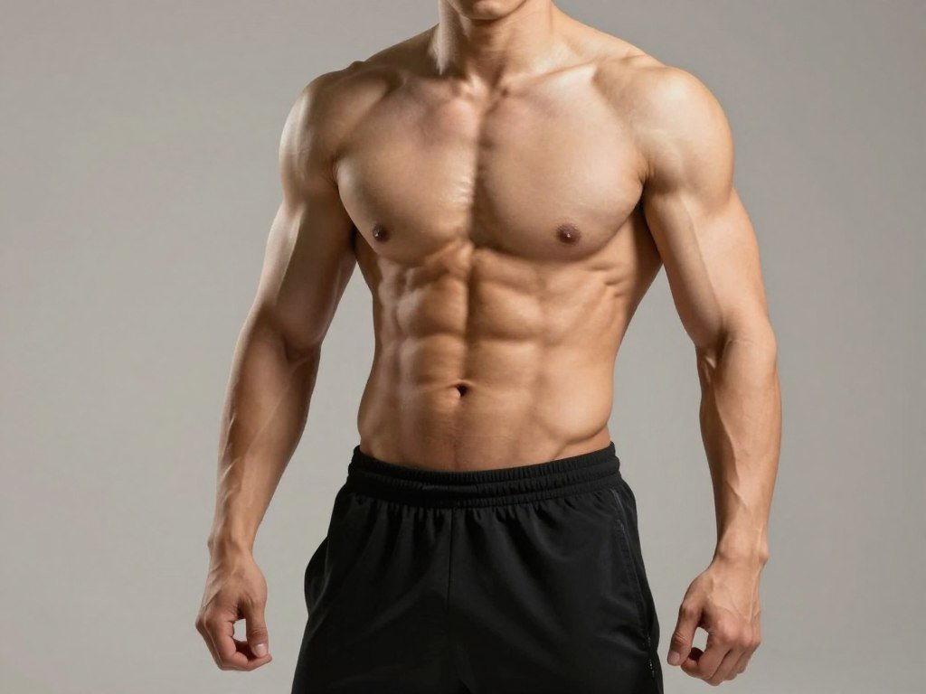 Core muscles shown across the front, sides, and back of the torso