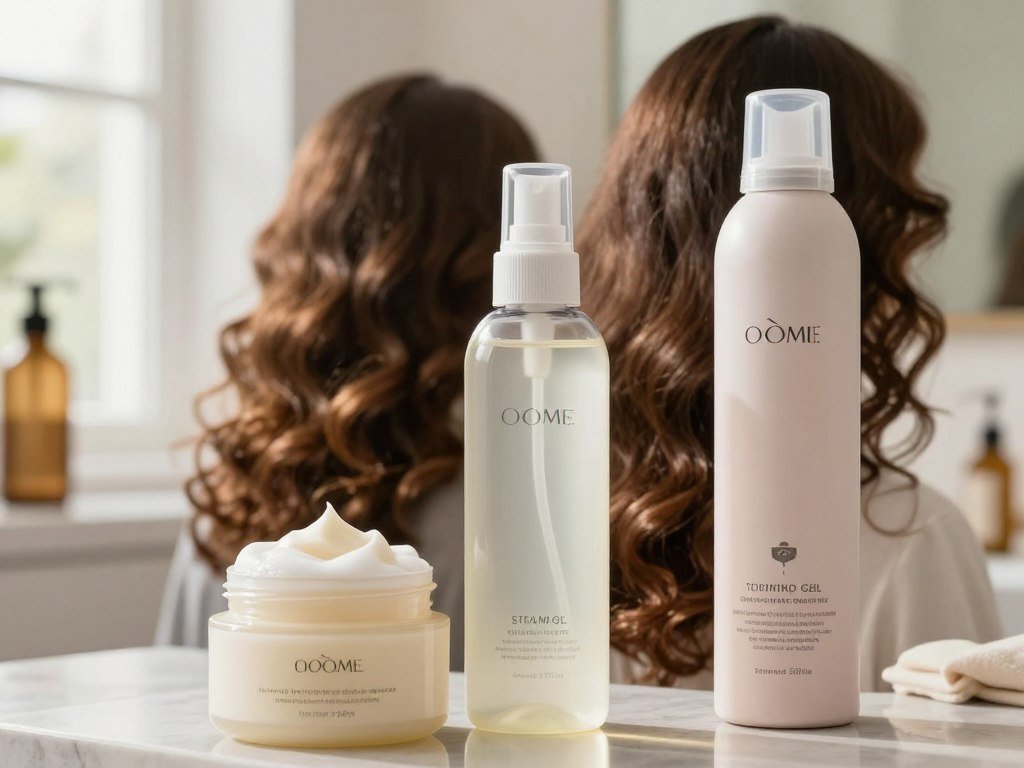Curl cream, gel, and mousse give hair different levels of hold