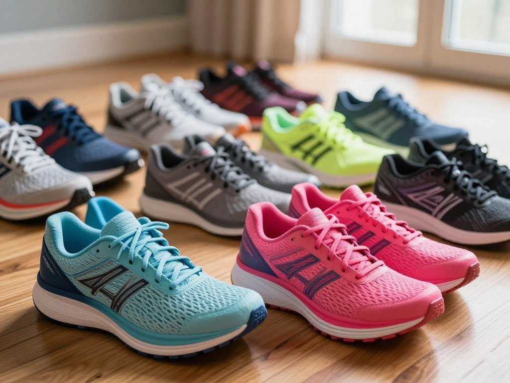 Cushioned shoes lined up for long runs and recovery miles Cushioned shoes lined up for long runs and recovery miles