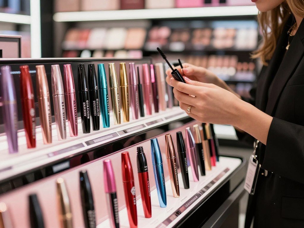 Drugstore mascara choices arranged by length, lift, and volume goals Drugstore mascara choices arranged by length, lift, and volume goals