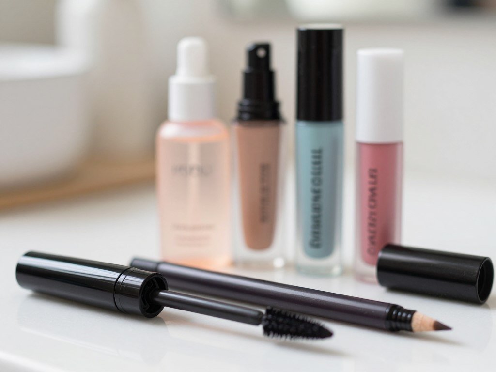 Everyday mascara and waterproof eyeliner beside eye makeup removers Everyday mascara and waterproof eyeliner beside eye makeup removers