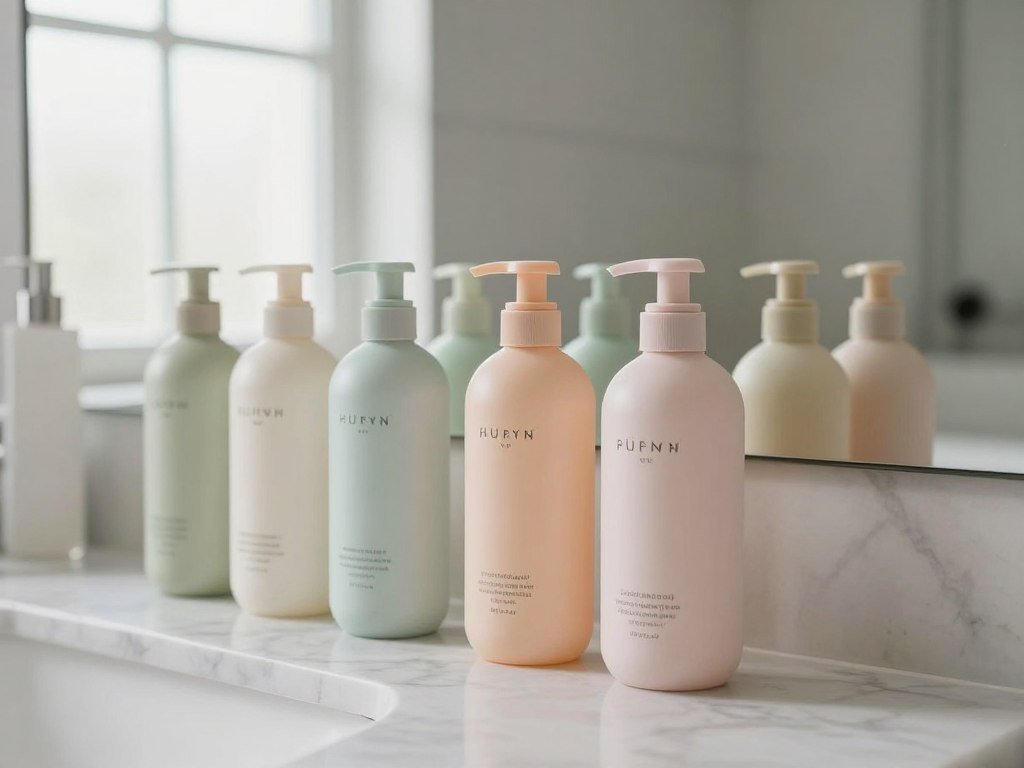 Fine hair shampoo bottles selected for lightweight volume Fine hair shampoo bottles selected for lightweight volume