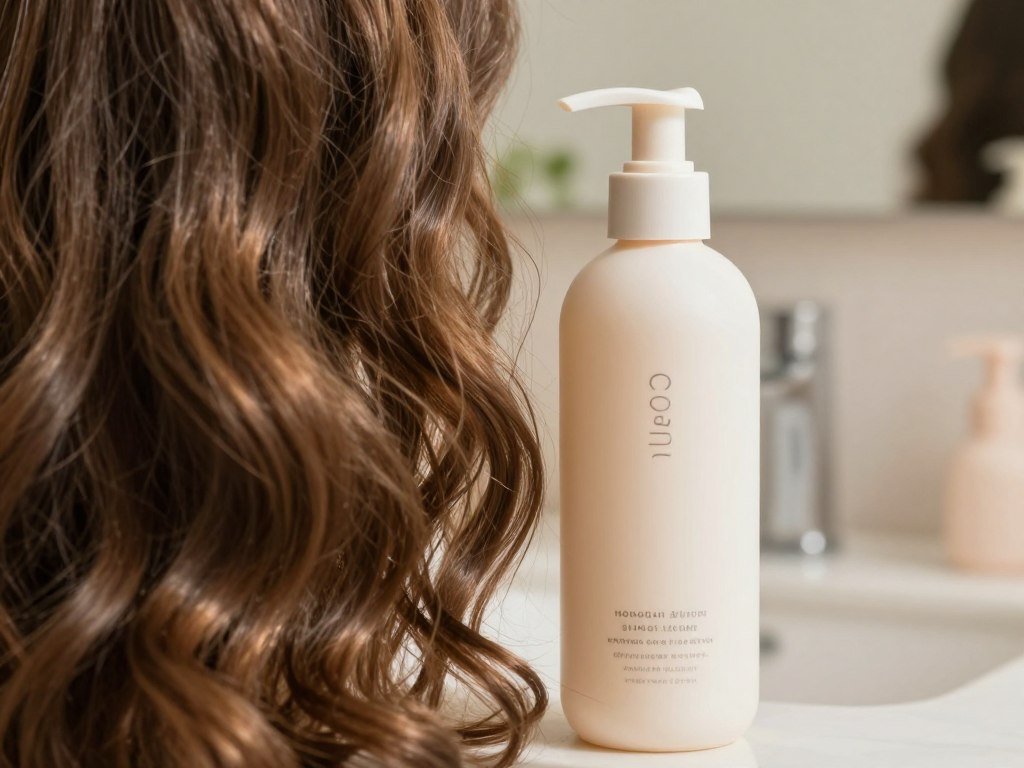 Fine hair texture beside a lightweight lotion for wavy hair Fine hair texture beside a lightweight lotion for wavy hair