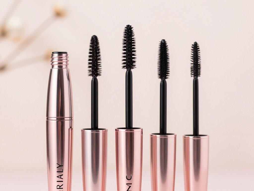 Five mascara tubes compared for length and volume on lashes Five mascara tubes compared for length and volume on lashes