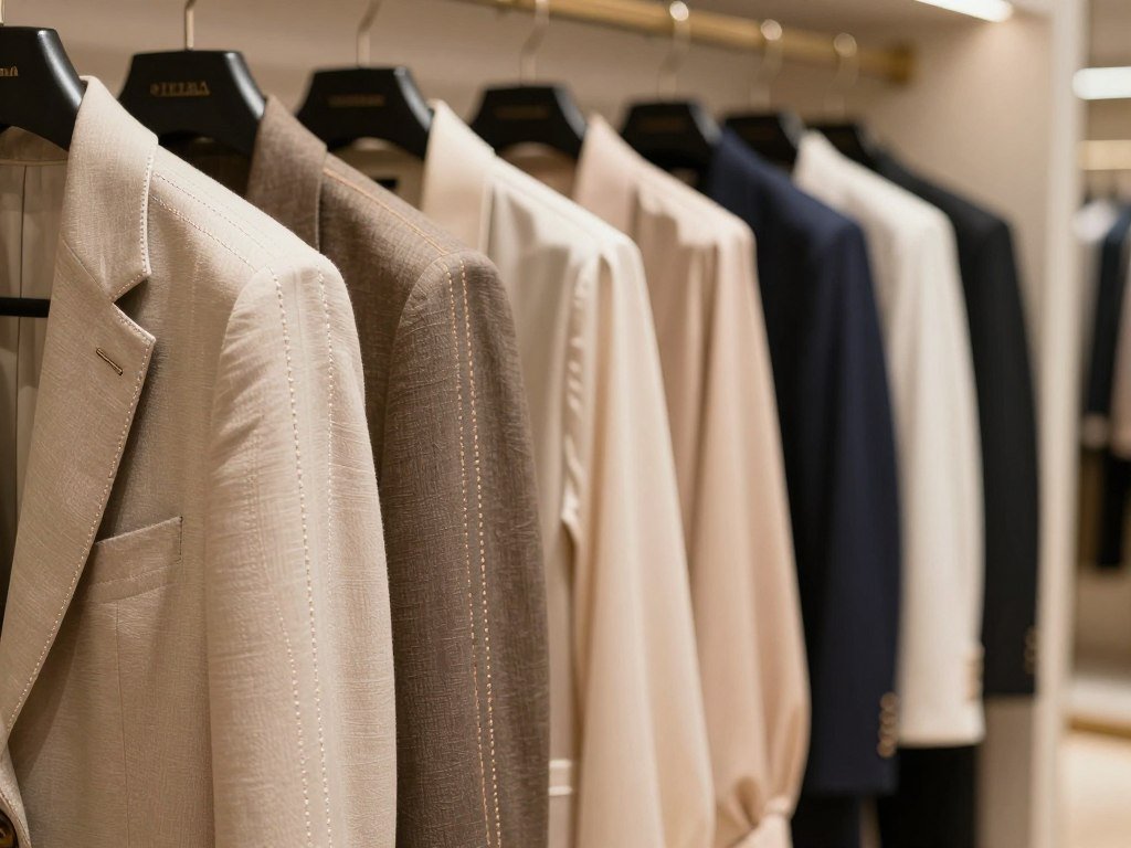 French, flatlock, and overlock seams shown on different garments