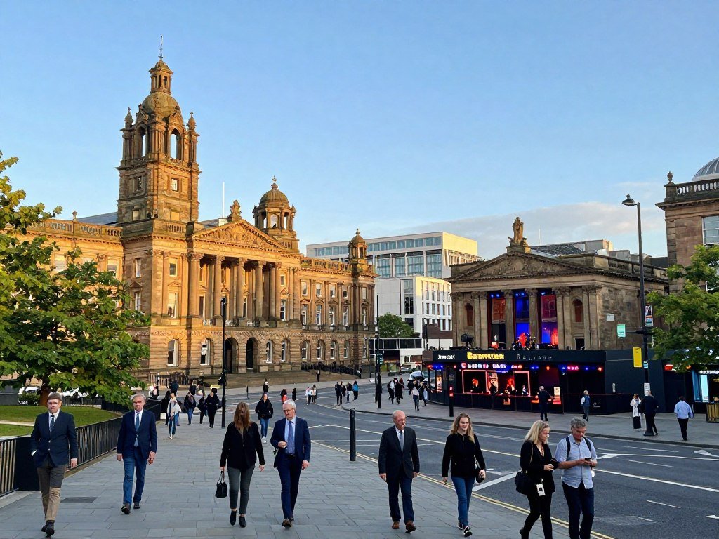 Glasgow museums and live music venues in the city center