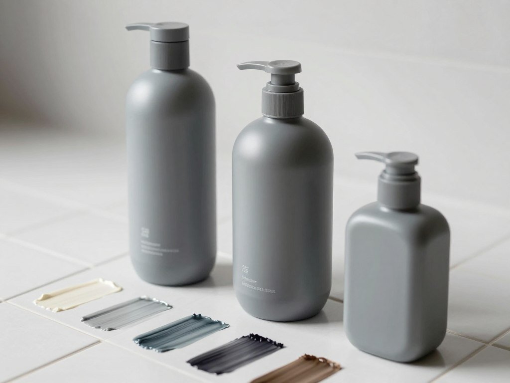 Gray hair shampoo options compared by pigment and size