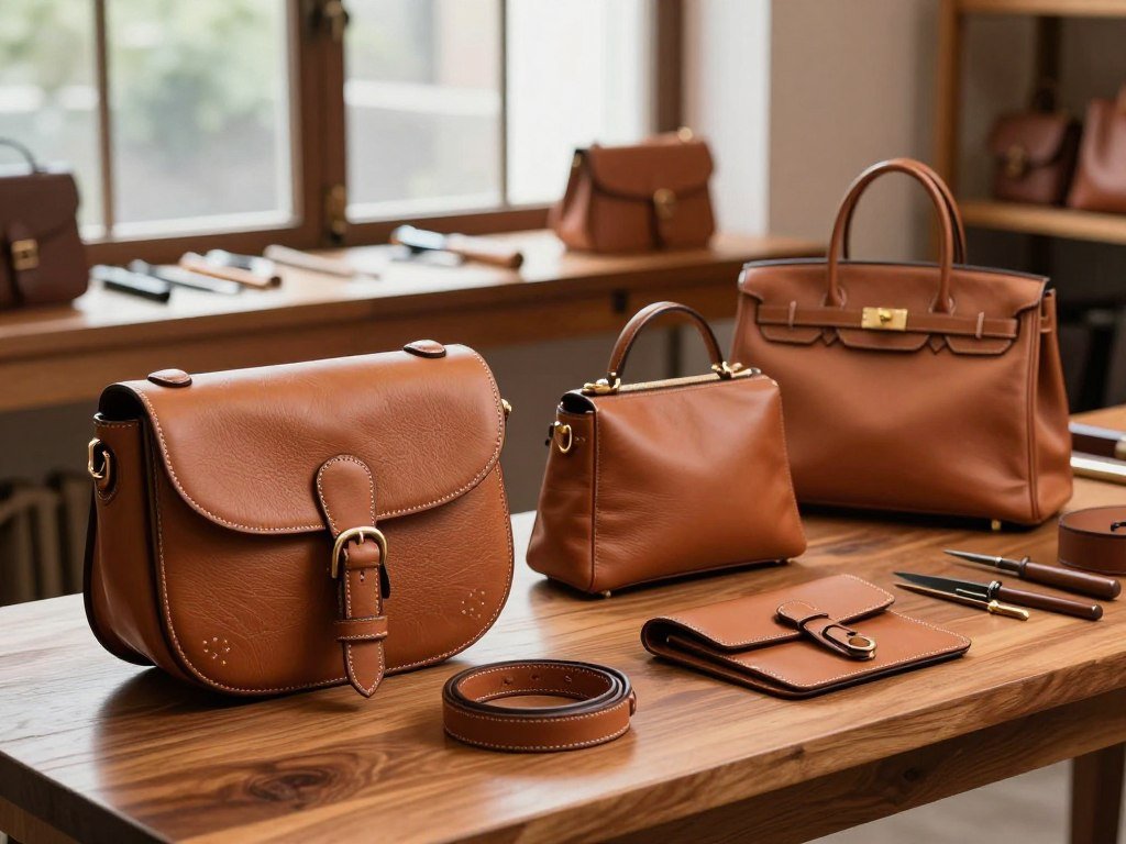 Hermès leather goods reflect its saddlery craft and heritage