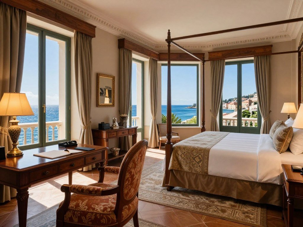 Historic hotel rooms and sea views across international destinations Historic hotel rooms and sea views across international destinations
