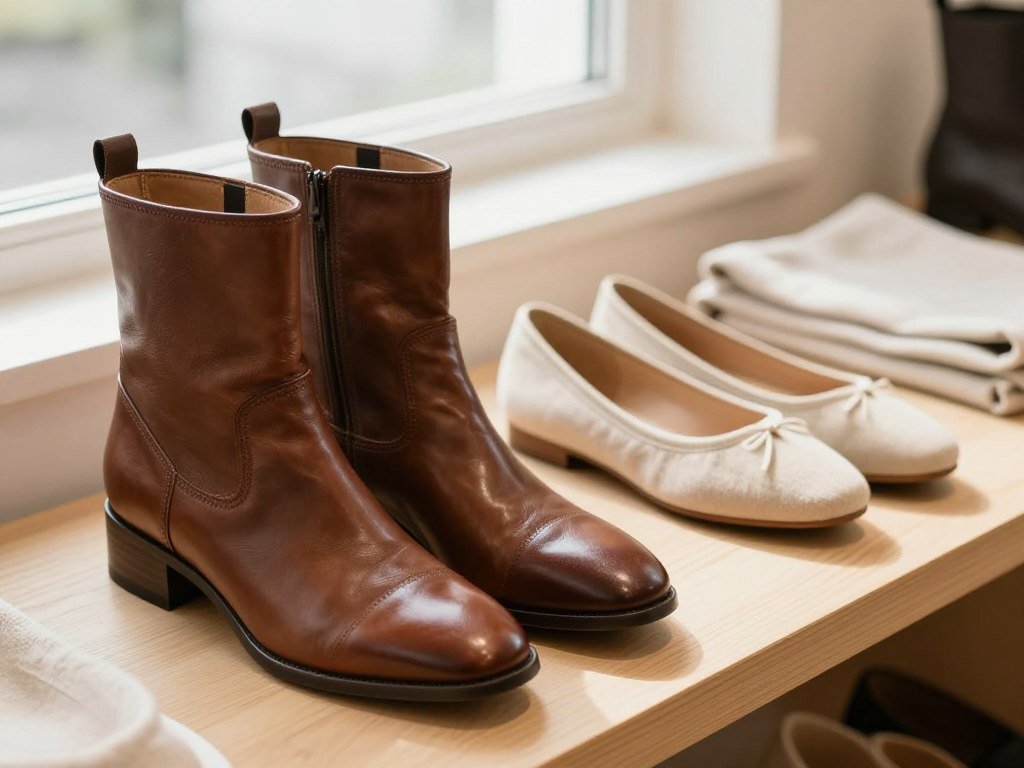 Italian leather boots and square toe ballet flats tested