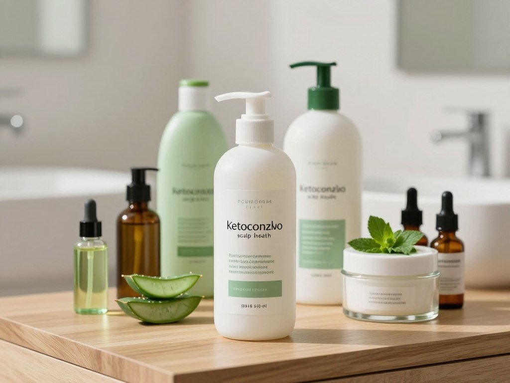 Ketoconazole and other ingredients for dandruff and scalp health