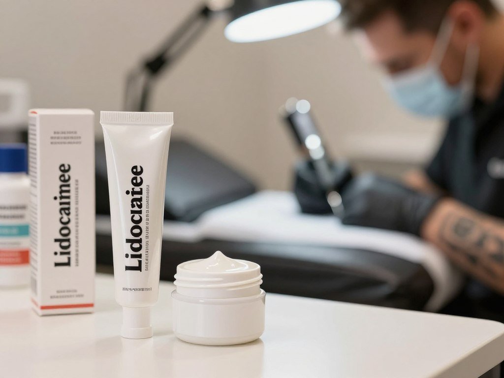Lidocaine cream and gel formats for tattoo numbing Lidocaine cream and gel formats for tattoo numbing