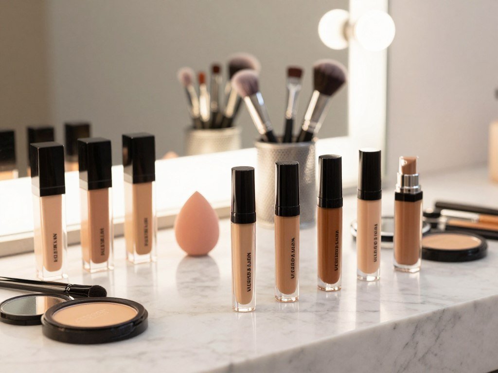 Liquid and cream drugstore concealers for different skin types Liquid and cream drugstore concealers for different skin types