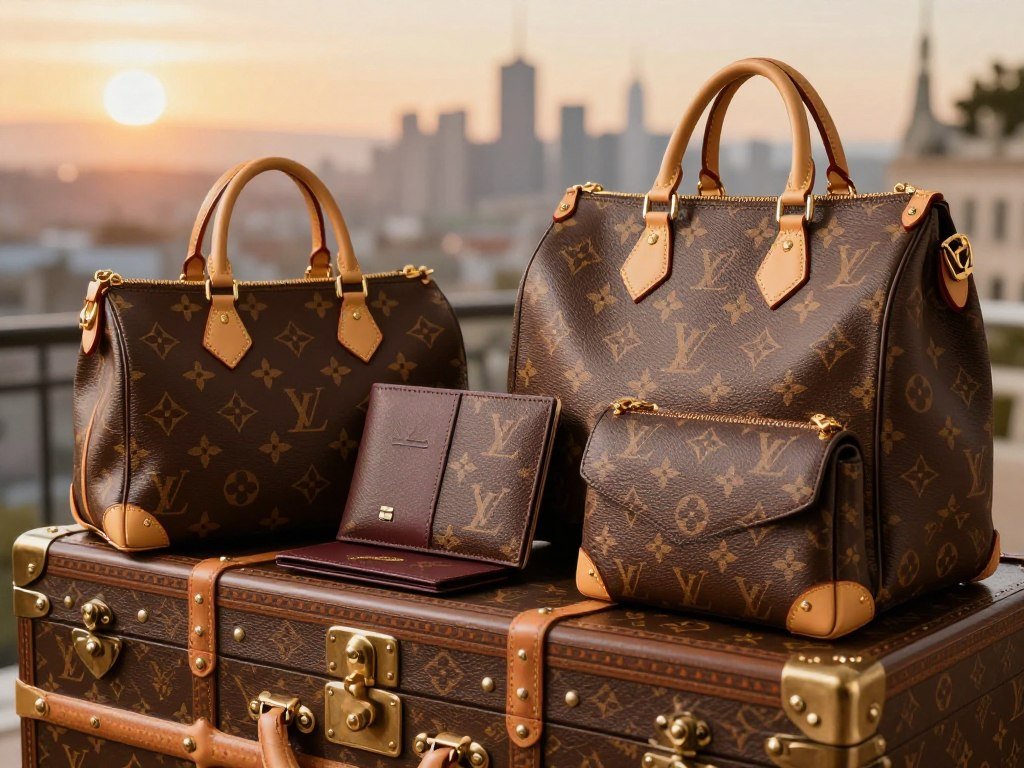 Louis Vuitton monogram bags inspired by travel goods