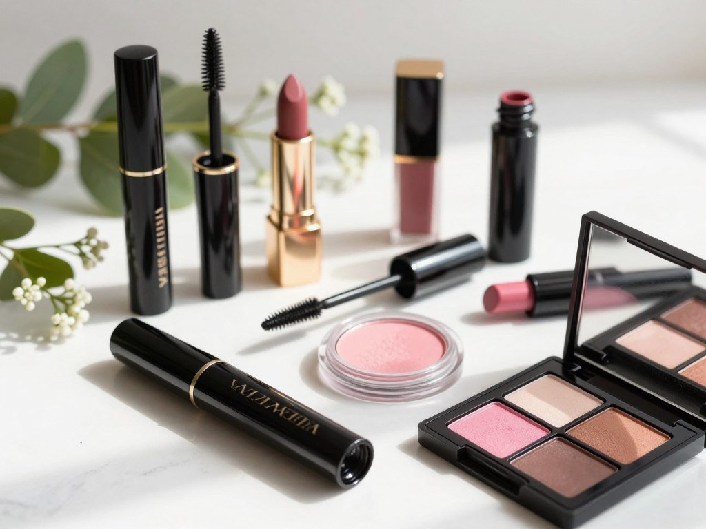 Mascara, eyeshadow shades and lip makeup for everyday beauty Mascara, eyeshadow shades and lip makeup for everyday beauty