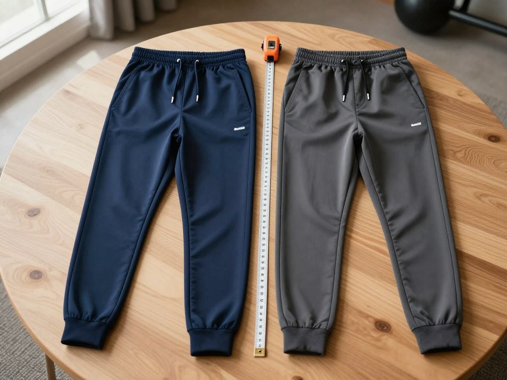 Men's joggers compared by tall size and inseam length Men's joggers compared by tall size and inseam length
