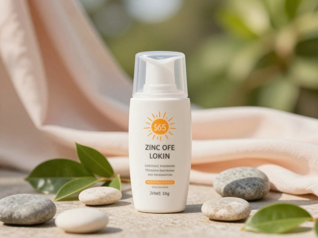 Mineral sunscreen with zinc oxide and titanium dioxide Mineral sunscreen with zinc oxide and titanium dioxide