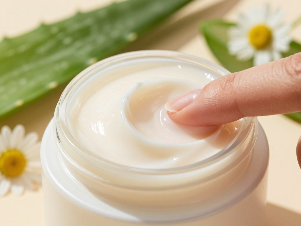Moisturizer supporting the skin barrier during acne treatment