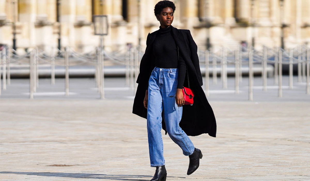 The Long Coat and Denim Look