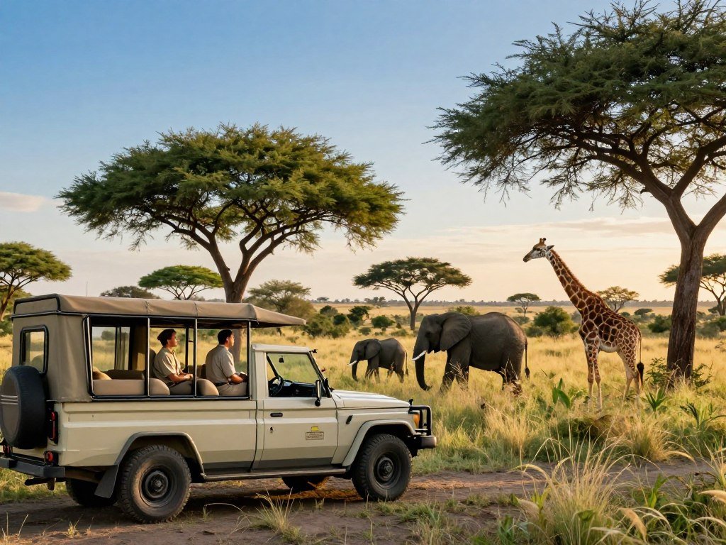 Mombo Camp game drive crosses Chief’s Island in Moremi Mombo Camp game drive crosses Chief’s Island in Moremi