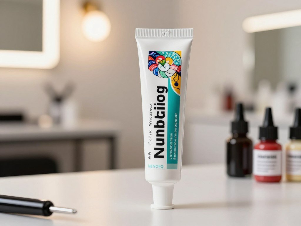 Numbing Cream with Menthol package and its listed active ingredients Numbing Cream with Menthol package and its listed active ingredients