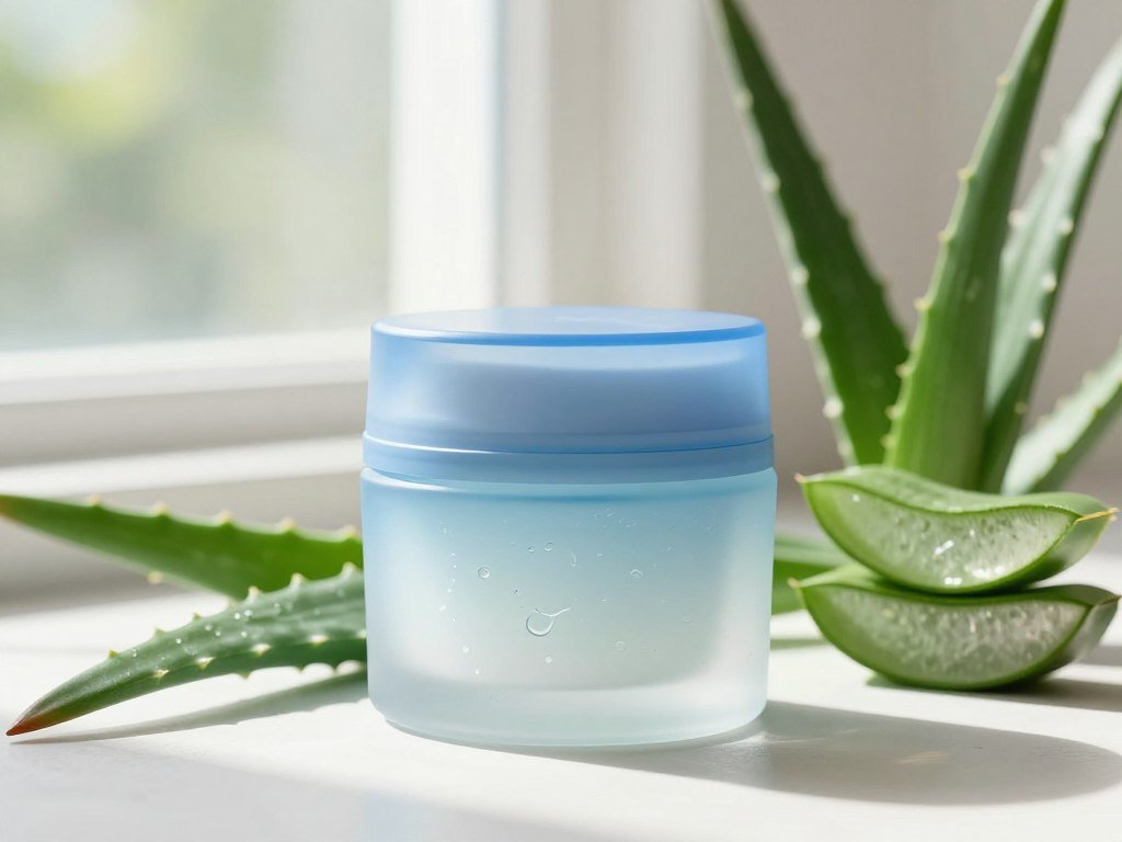 Oil-free gel moisturizer with a light finish for acne