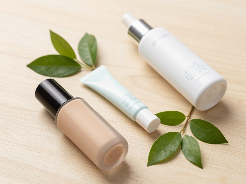 Oil-free makeup beside gentle skincare for acne-prone skin Oil-free makeup beside gentle skincare for acne-prone skin