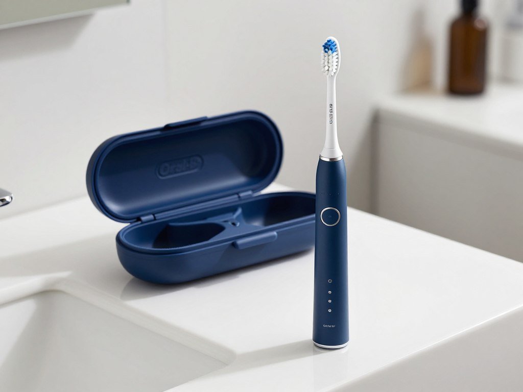 Oral-B iO Series 3 brush and included travel case Oral-B iO Series 3 brush and included travel case