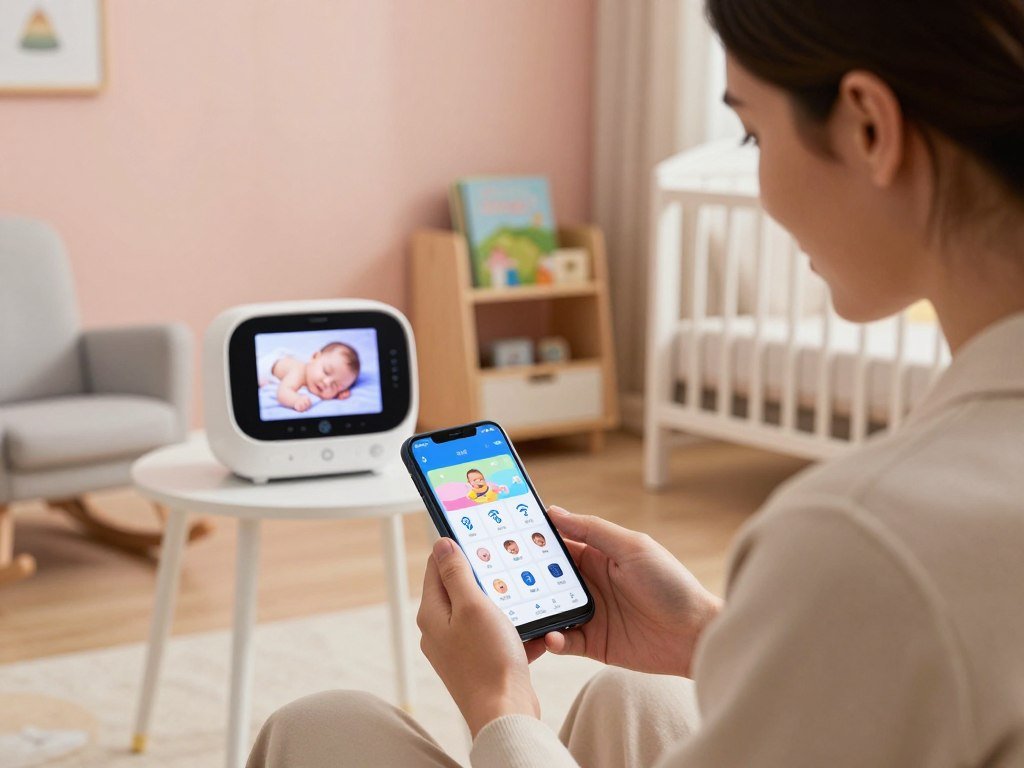Parent screen and phone show different monitor connection setups Parent screen and phone show different monitor connection setups