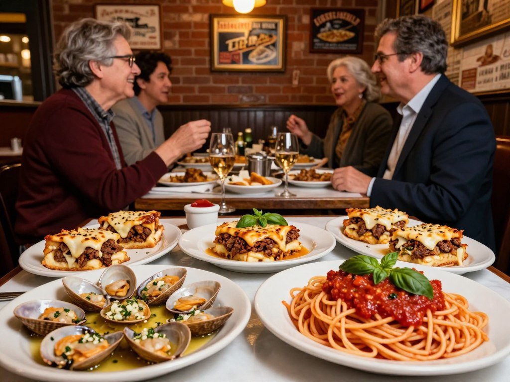 Pasta, baked clams, and Parm heroes at Little Italy restaurants