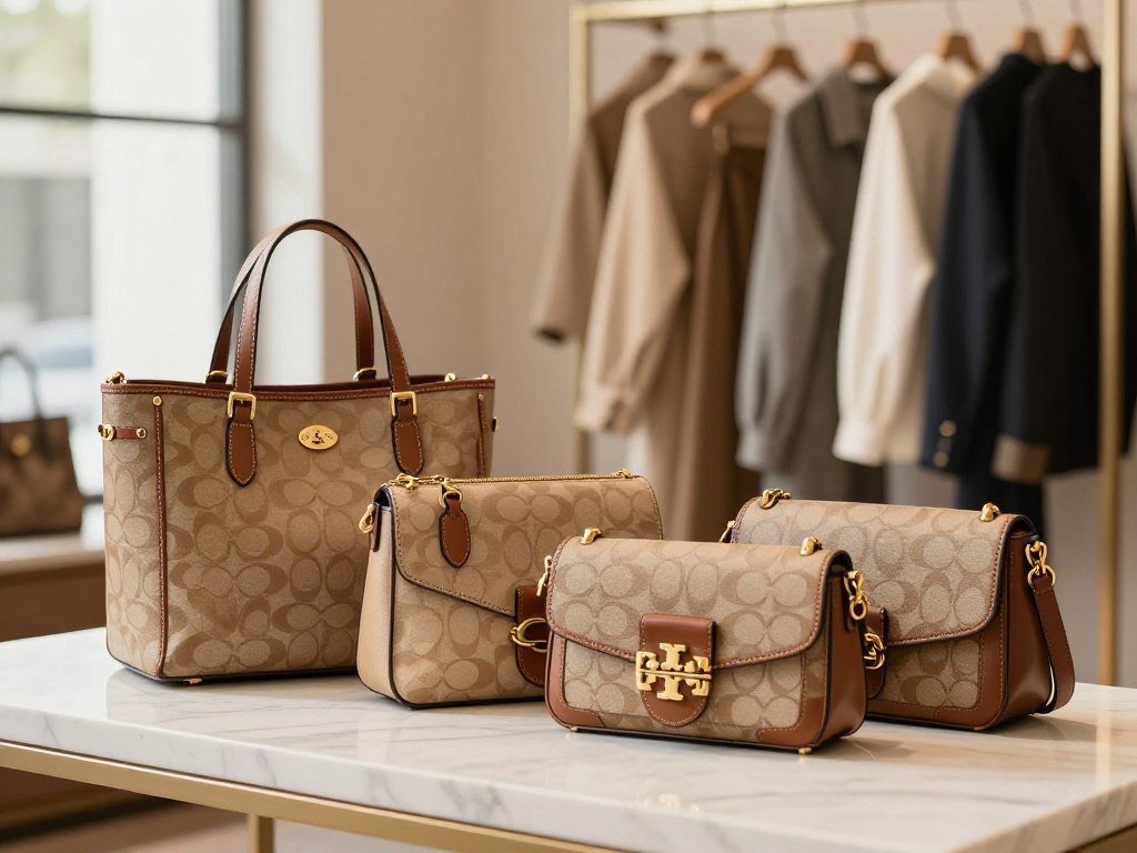 Polished Tory Burch and heritage Coach bags for daily style Polished Tory Burch and heritage Coach bags for daily style