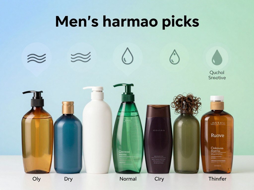 Quick comparison of men's shampoo picks by hair type