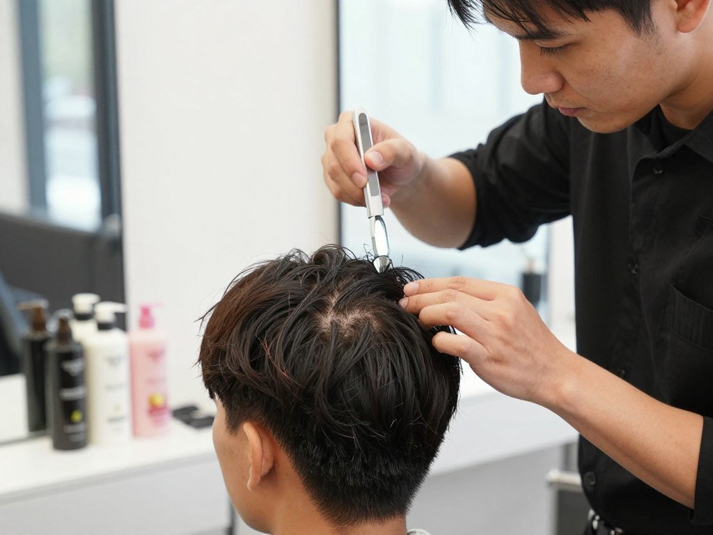 Scalp and strand checks help match shampoo to hair needs