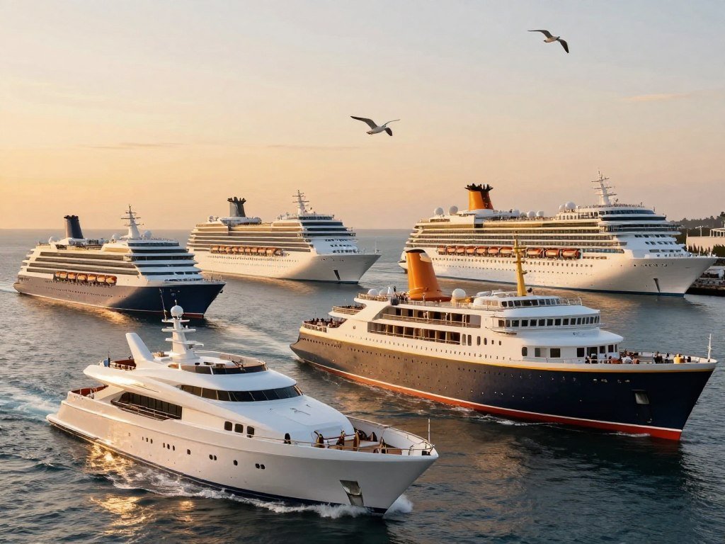 Seven cruise ships offer distinct styles for luxury voyages