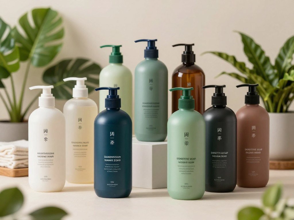 Shampoo and conditioner pairs matched with different scalp needs Shampoo and conditioner pairs matched with different scalp needs