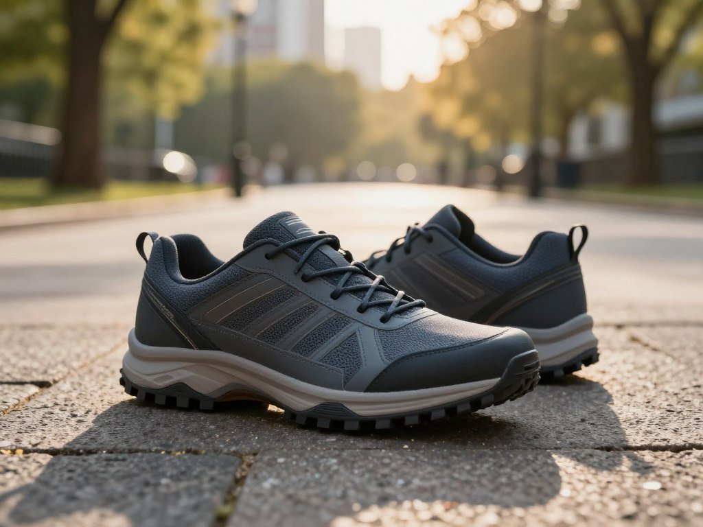 Shoes tested for walking comfort and grip on pavement Shoes tested for walking comfort and grip on pavement