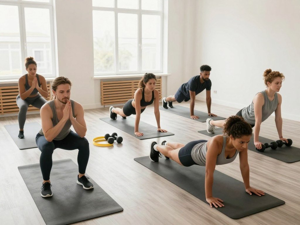Six movement patterns shown through simple strength exercises Six movement patterns shown through simple strength exercises