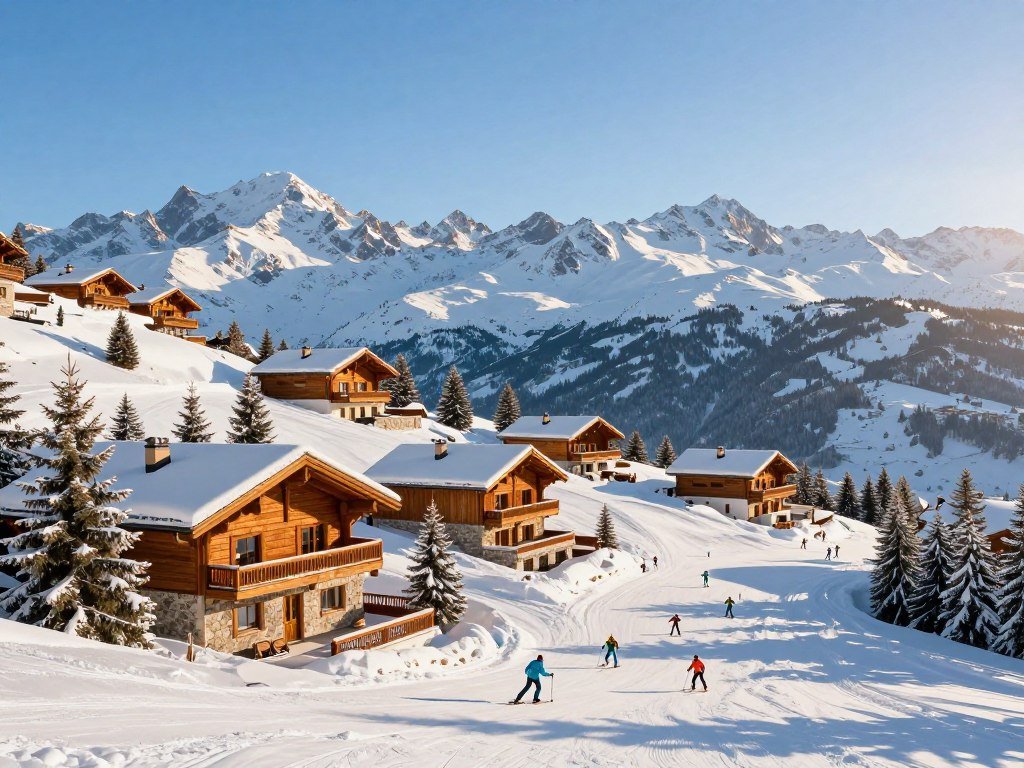 Ski resorts compared across Alpine mountain terrain Ski resorts compared across Alpine mountain terrain