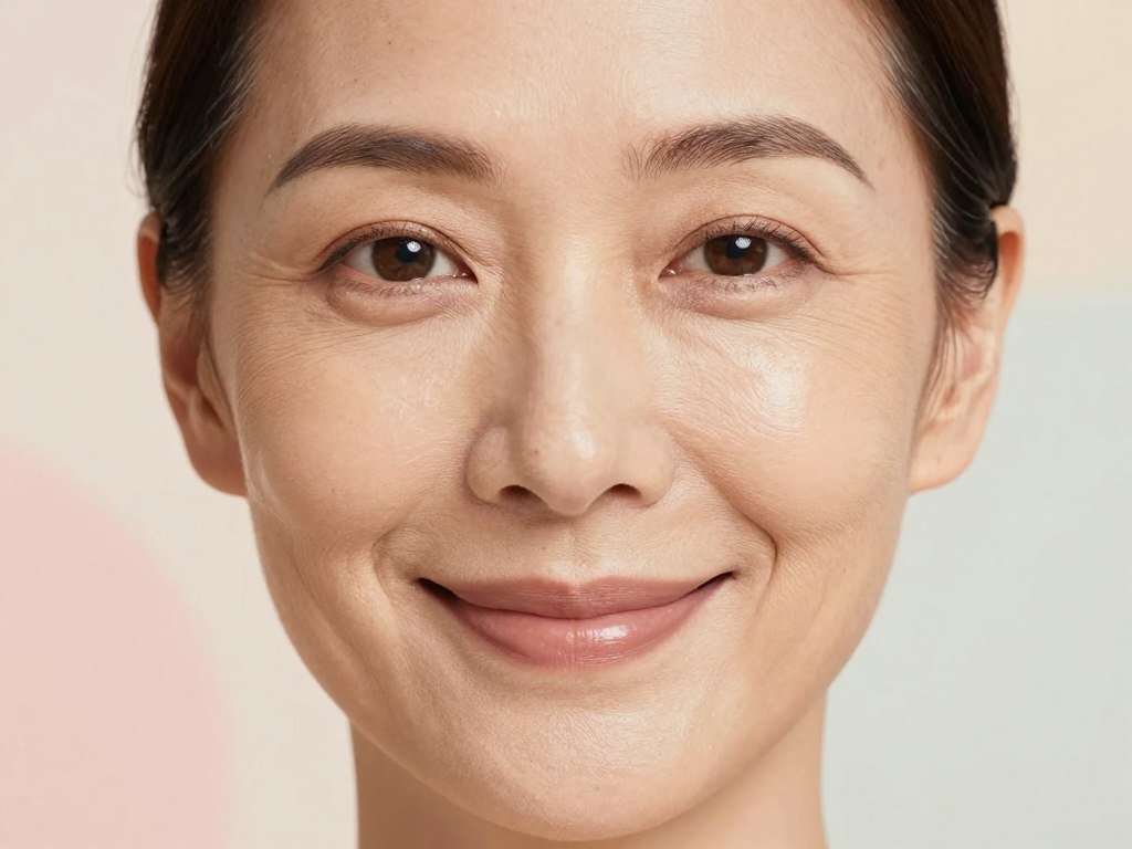 Skin tint applied in a light layer over dry skin