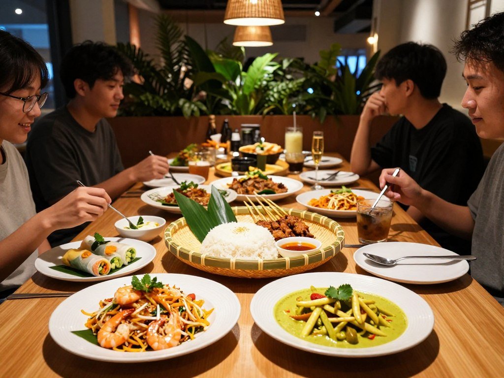 Southeast Asian dishes served for a shared Minneapolis meal Southeast Asian dishes served for a shared Minneapolis meal