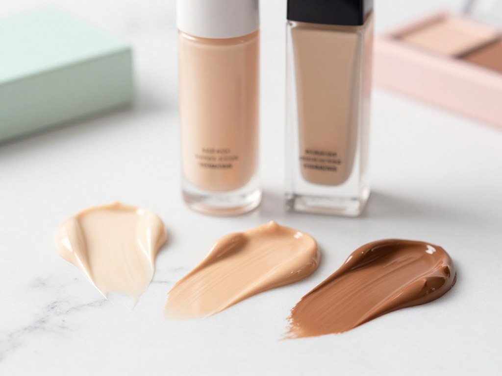 Tinted moisturizer, BB cream, and CC cream textures