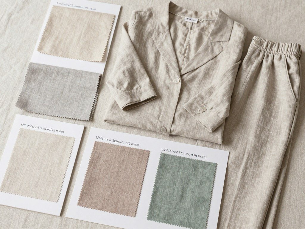 Universal Standard fit notes for petite linen styles