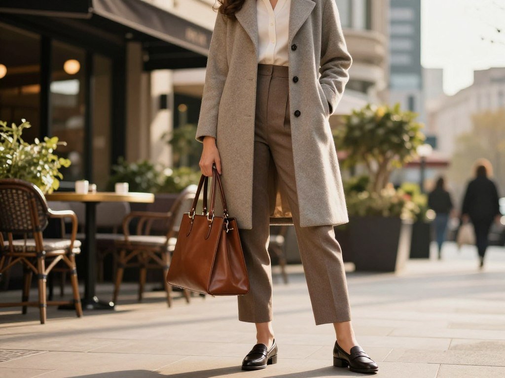 Vintage-inspired fashion beside a recognizable everyday bag Vintage-inspired fashion beside a recognizable everyday bag