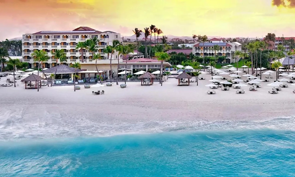 Romantic beachfront escape at Eagle Beach Aruba
