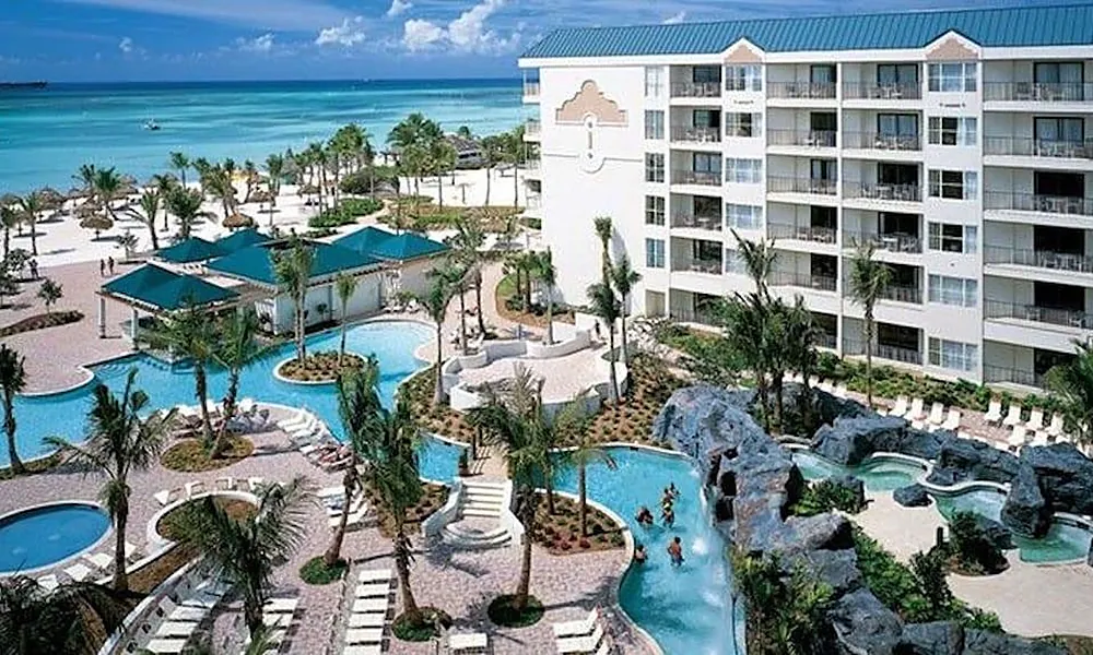 Spacious villa-style accommodations at Aruba Ocean Club