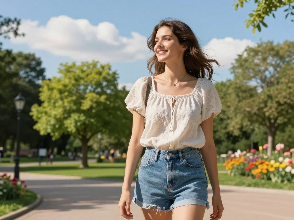 best denim shorts for women over 40